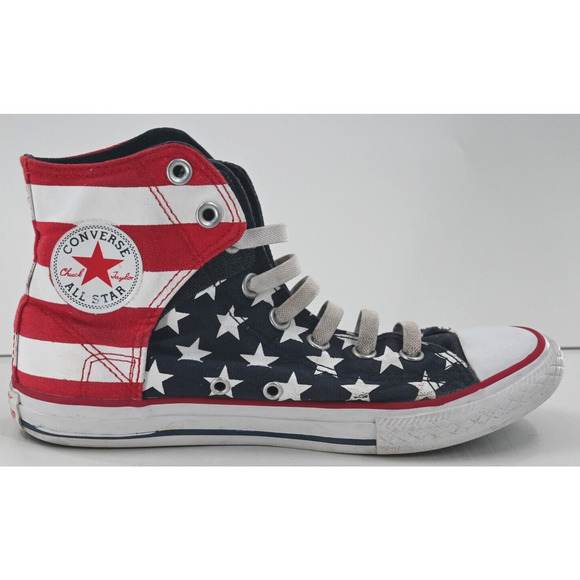 Converse Other - Converse Chuck Taylor All Star Stars Stripes USA High Top 4 Junior Imperfect